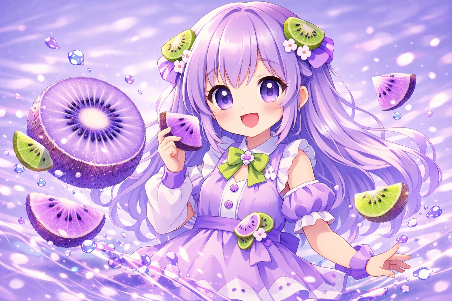 Anime Girl Kawaii Light Landscape