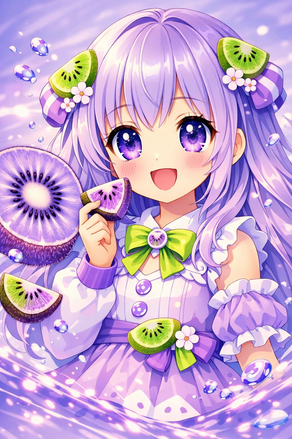 Anime Girl Kawaii Light Portrait